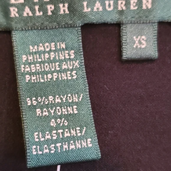 Lauren Ralph Lauren Sum 5 Classic Top, Size XS - Picture 3 of 6